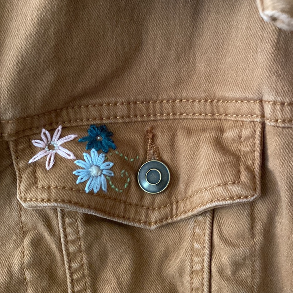 Embroidered chore jacket - Picture 3 of 10